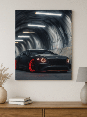 Bentley Continental GT – Handmade Canvas
