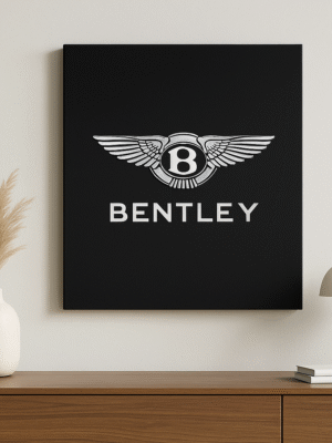Bentley Logo – Handmade Canvas
