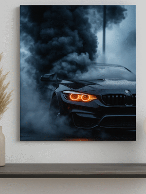 BMW M4 – Handmade Canvas