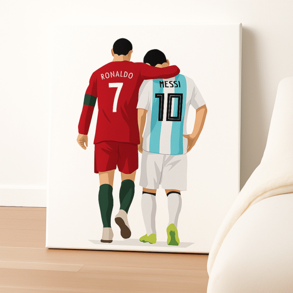 ChatGPTImageSep27_2025_06_29_30PM.png Messi & Ronaldo – Handmade Canvas