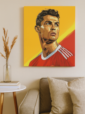 Cristiano Ronaldo – Handmade Canvas