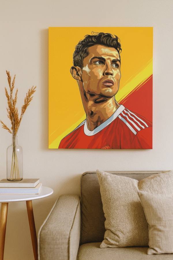 Cristiano Ronaldo – Handmade Canvas