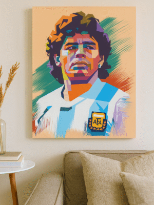 Diego Maradona – Handmade Canvas