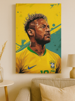 Neymar Jr. – Handmade Canvas