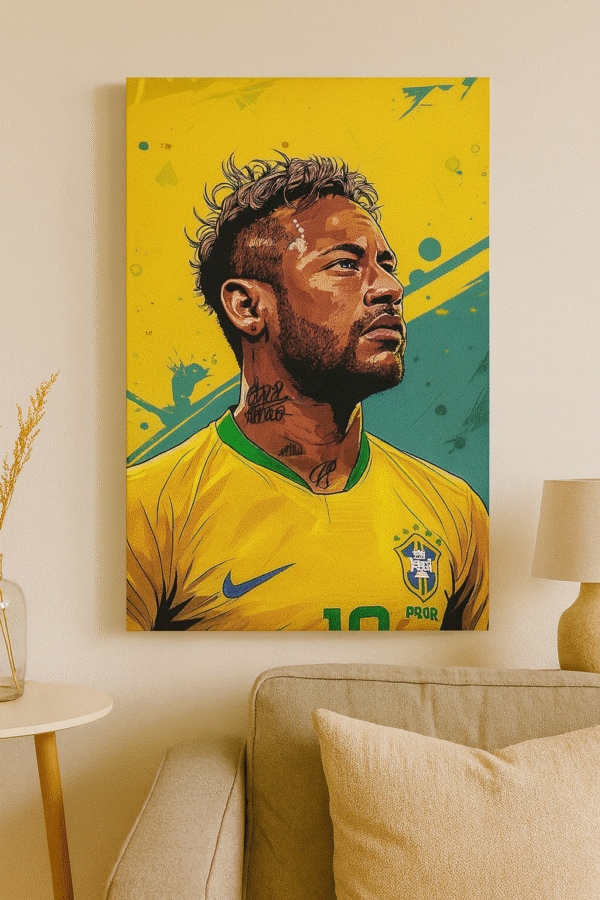 Neymar Jr. – Handmade Canvas