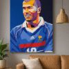 Zinedine Zidane – Handmade Canvas