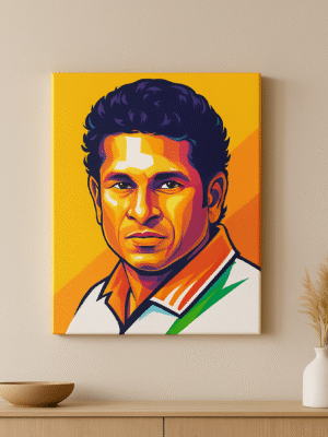 Sachin Tendulkar – Handmade Canvas
