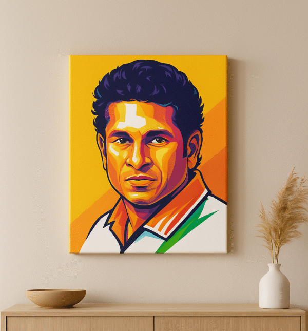 Sachin Tendulkar – Handmade Canvas