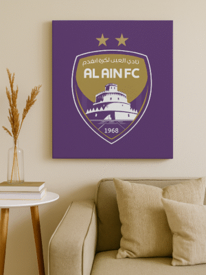 Al Ain FC Logo – Handmade Canvas