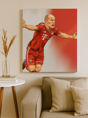 Arjen Robben – Handmade Canvas