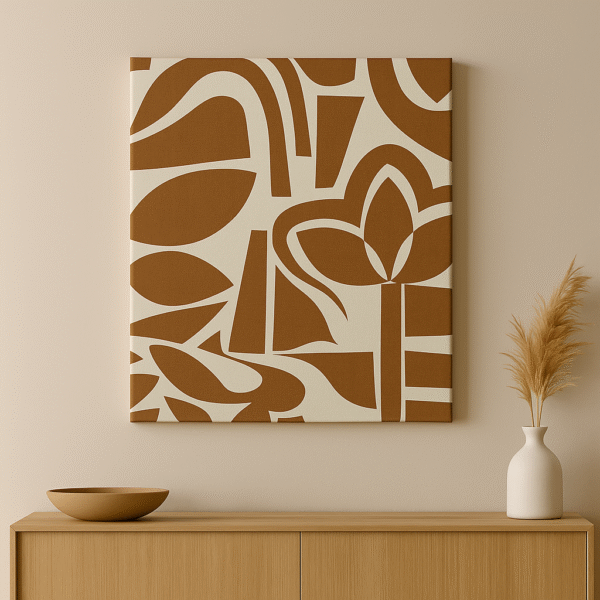 Abstract Botanical – Handmade Canvas