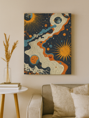 Cosmic Universe – Handmade Canvas