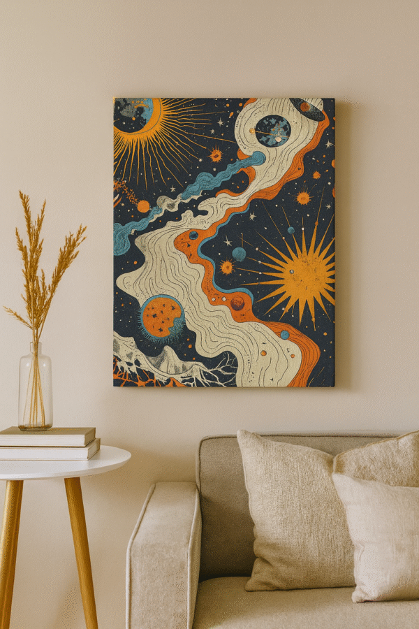 Cosmic Universe – Handmade Canvas