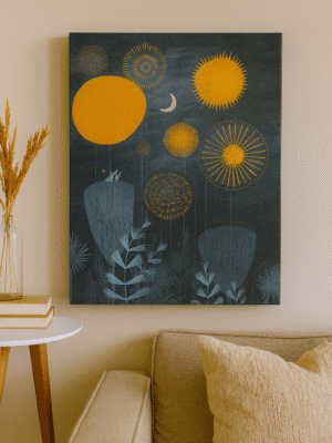 Dreamy Night Sky – Handmade Canvas