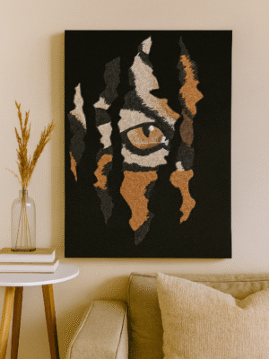 Tiger Eye – Handmade Canvas