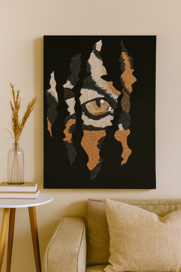 Tiger Eye – Handmade Canvas