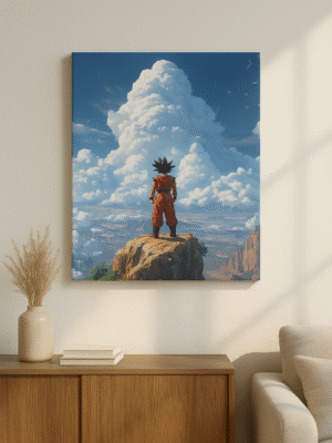 Skyward Warrior – Handmade Canvas