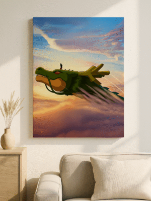 Dragon Flight – Handmade Canvas