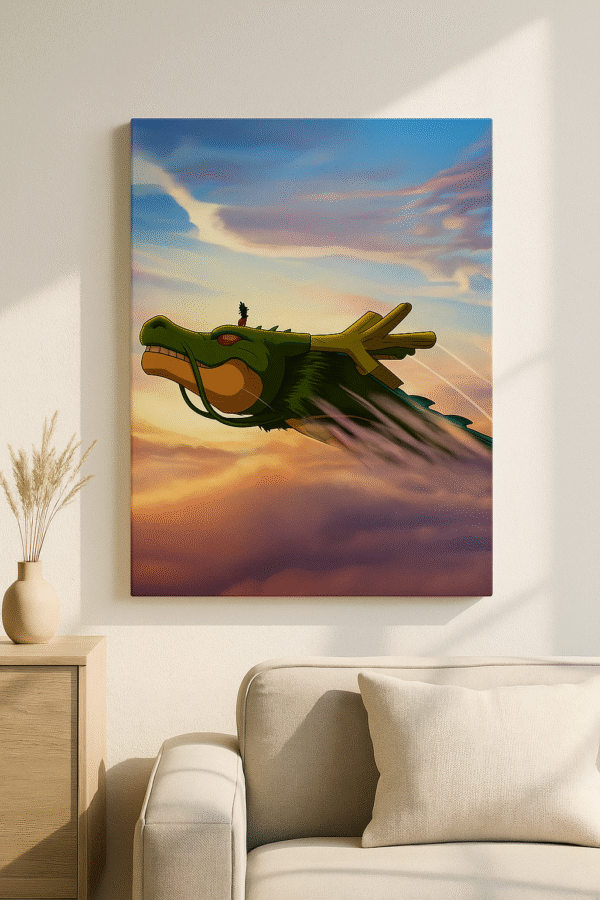 Dragon Flight – Handmade Canvas