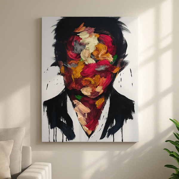 Abstract Portrait – Handmade Canvas