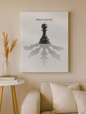 Master Yourself – Handmade Canvas
