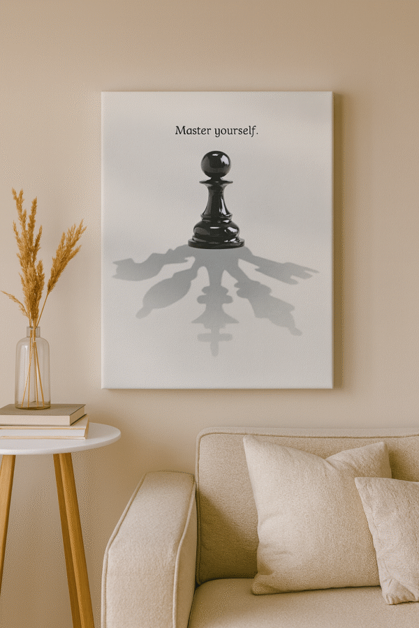 Master Yourself – Handmade Canvas