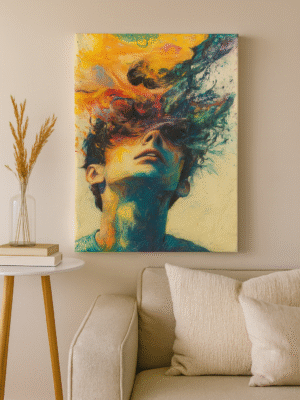Explosive Mind – Handmade Canvas