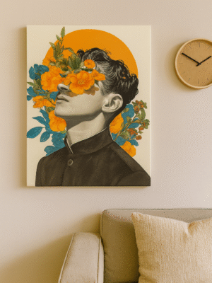 Floral Vision – Handmade Canvas