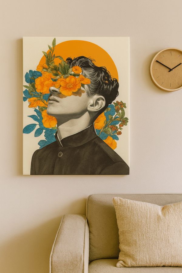 Floral Vision – Handmade Canvas