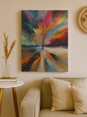 Abstract Tree of Life – Handmade Canvas