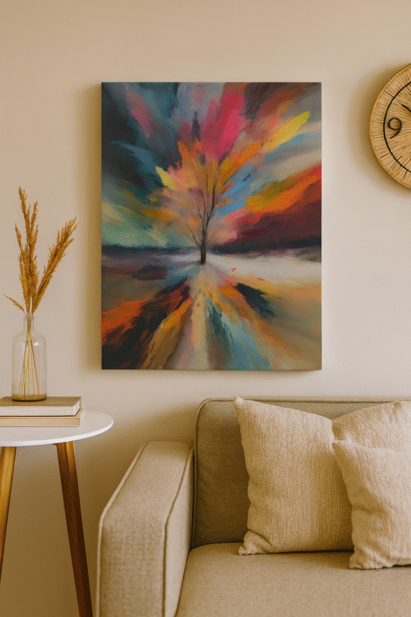 Abstract Tree of Life – Handmade Canvas