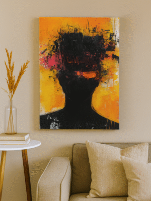 Abstract Silhouette – Handmade Canvas