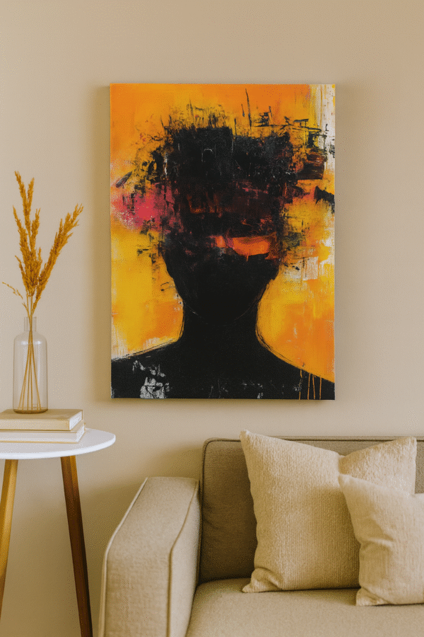 Abstract Silhouette – Handmade Canvas