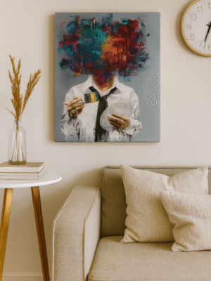 The Abstract Mind – Handmade Canvas