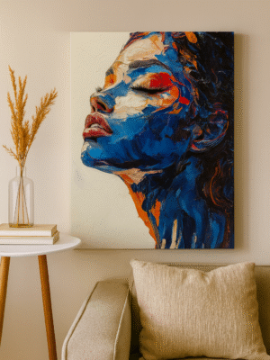 Abstract Woman – Handmade Canvas