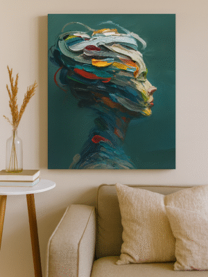 Abstract Woman – Handmade Canvas