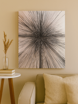 Radiant Burst – Handmade Canvas