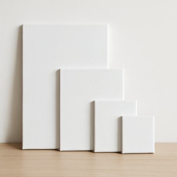 White Handmade Cotton Canvas – Premium Quality