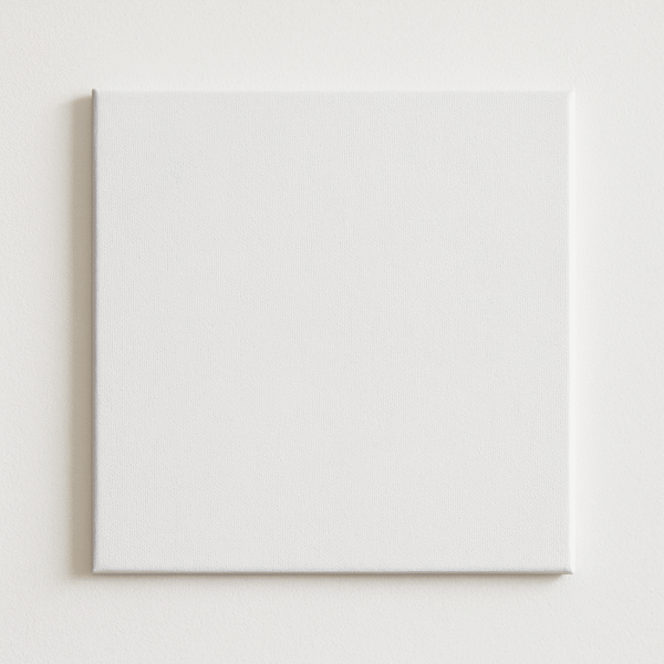 White Handmade Cotton Canvas – Premium Quality