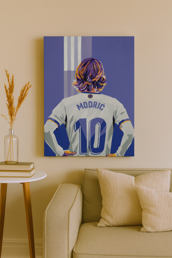 Luka Modrić – The Maestro – Handmade Canvas