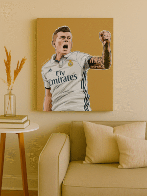 Toni Kroos – Celebration Spirit – Handmade Canvas