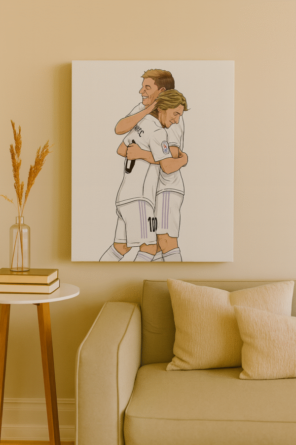 ChatGPTImageOct16_2025_09_24_50AM.png Kroos & Modrić – Brotherhood in Football – Handmade Canvas