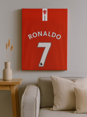 Cristiano Ronaldo – The Iconic Number 7 – Handmade Canvas