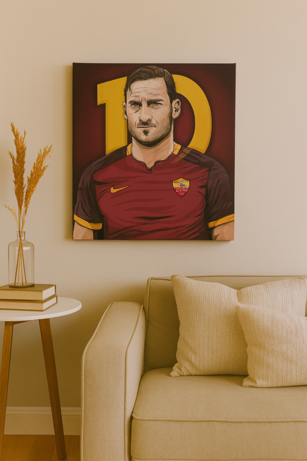Francesco Totti – Handmade Canvas