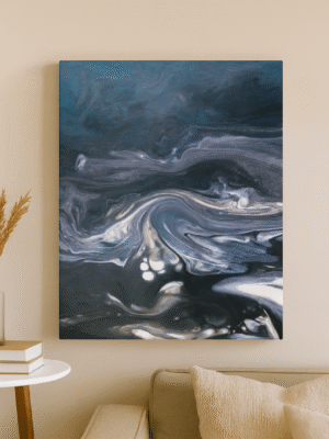 Abstract Fluidity – Handmade Canvas