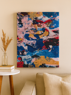 Cracked Harmony – Handmade Canvas