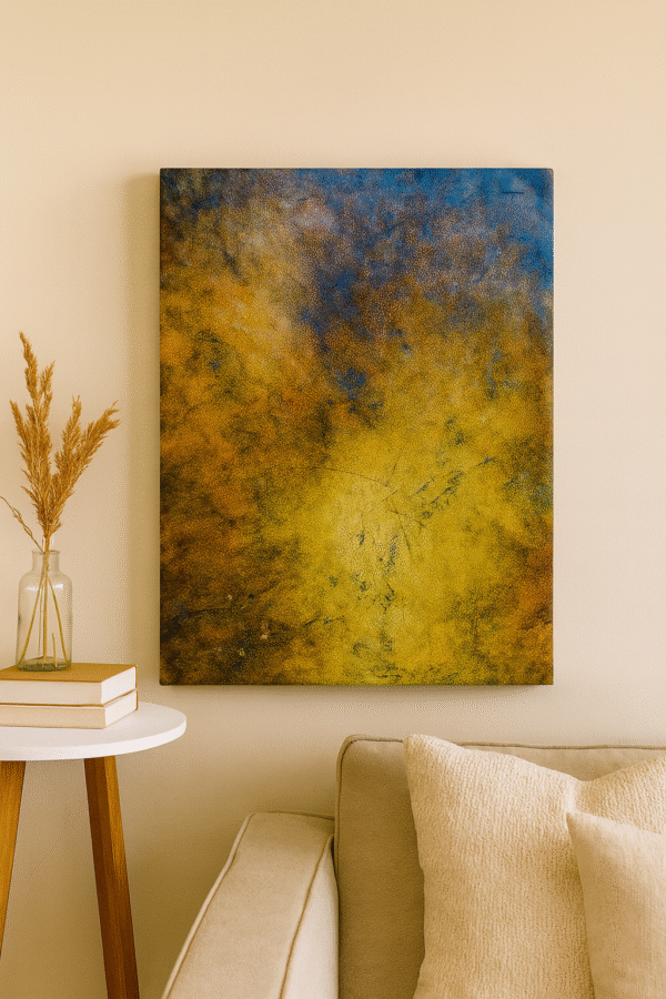 Golden Horizon – Handmade Canvas