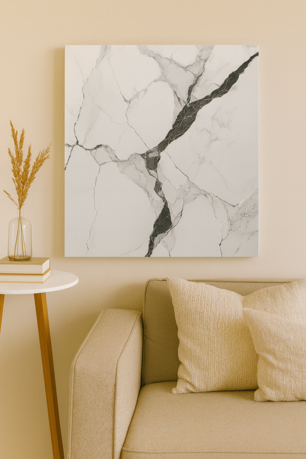 Marble Veins – Handmade Canvas