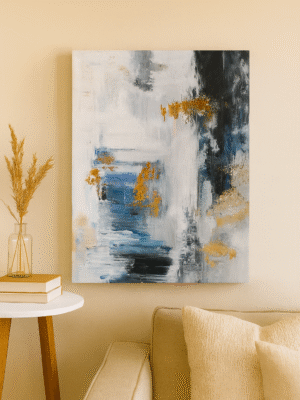 Frosted Reflections – Handmade Canvas