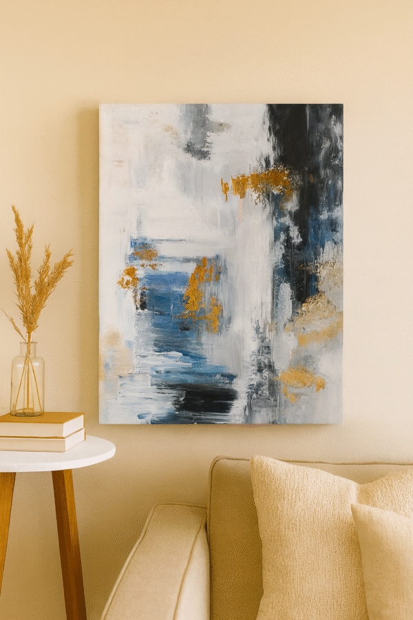 Frosted Reflections – Handmade Canvas